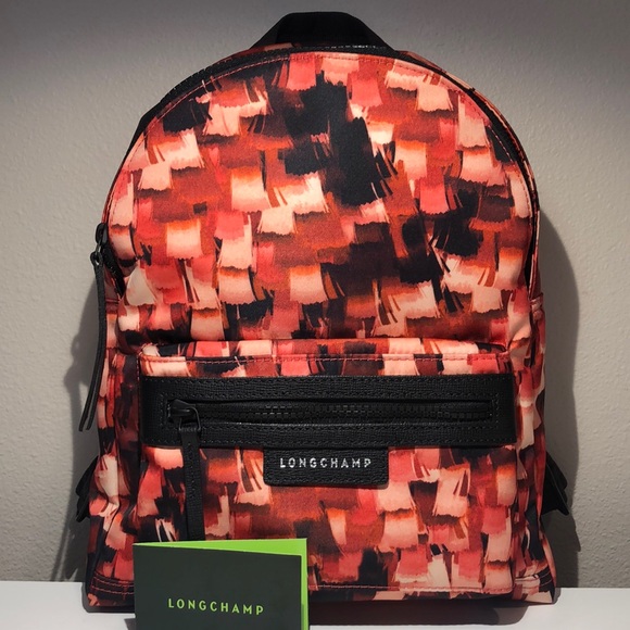 Longchamp Handbags - NWOT Longchamp LePliage Neo Vibration Small Backpack - Red